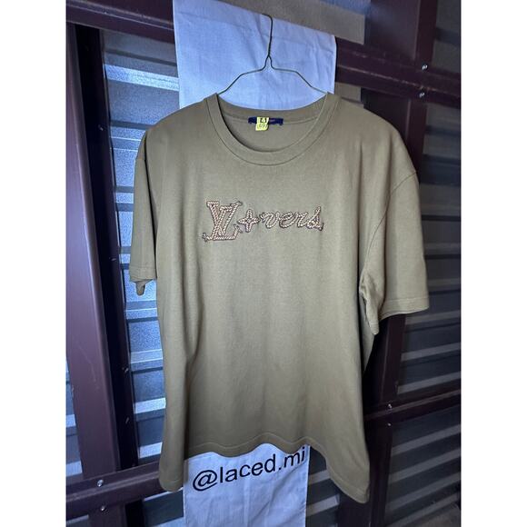 Louis Vuitton Brown Rope LV Lovers T Shirt XXXL - Picture 1 of 8